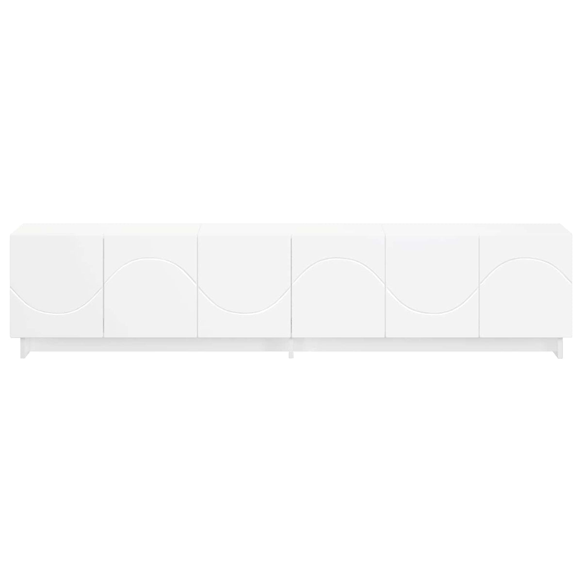 vidaXL TV Stand 180 x 34.5 x 40 cm White Engineered Wood