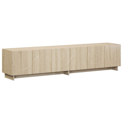 vidaXL TV Stand 180 x 34.5 x 40 cm Sonoma Oak Engineered Wood