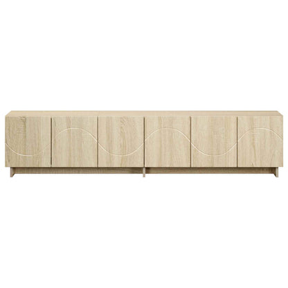 vidaXL TV Stand 180 x 34.5 x 40 cm Sonoma Oak Engineered Wood