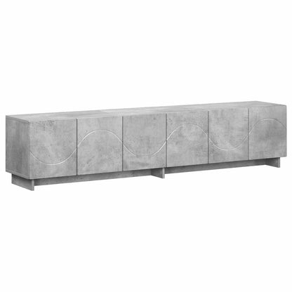 vidaXL TV Stand 180 x 34.5 x 40 cm Concrete Grey Engineered Wood