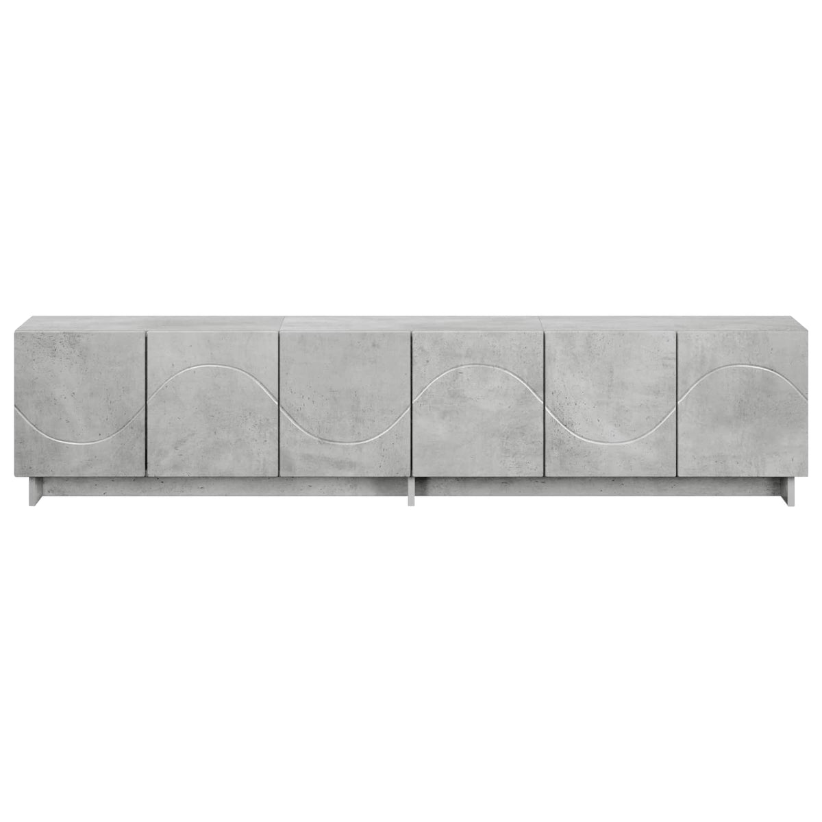 vidaXL TV Stand 180 x 34.5 x 40 cm Concrete Grey Engineered Wood