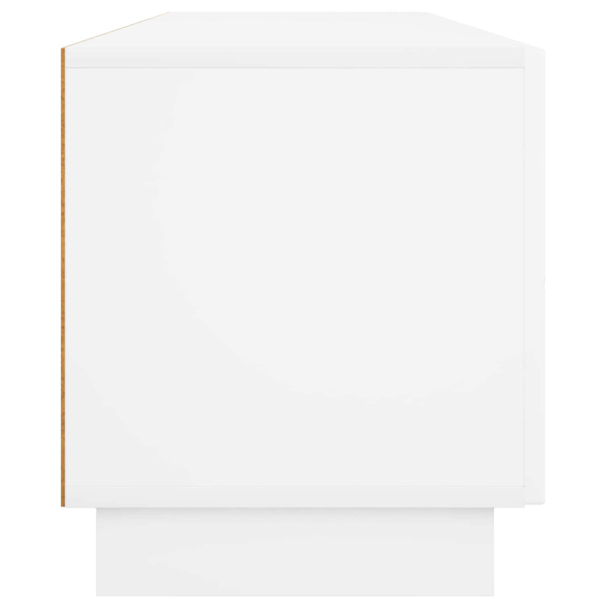 vidaXL TV Stand 180 x 34.5 x 40 cm High Gloss White Engineered Wood