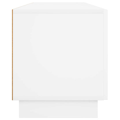 vidaXL TV Stand 180 x 34.5 x 40 cm High Gloss White Engineered Wood