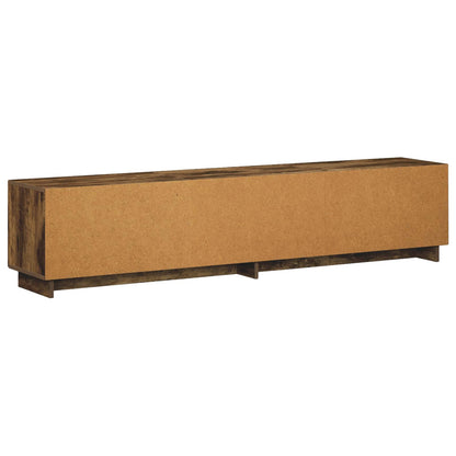 vidaXL TV Stand 180 x 34.5 x 40 cm Smoked Oak Engineered Wood