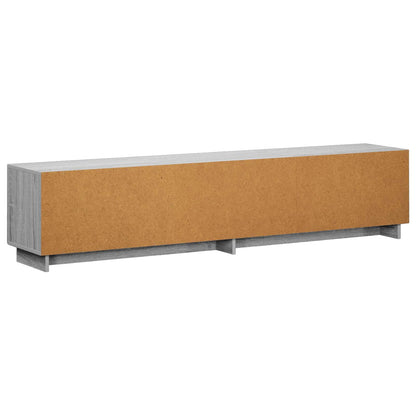 vidaXL TV Stand 180 x 34.5 x 40 cm Grey Sonoma Engineered Wood