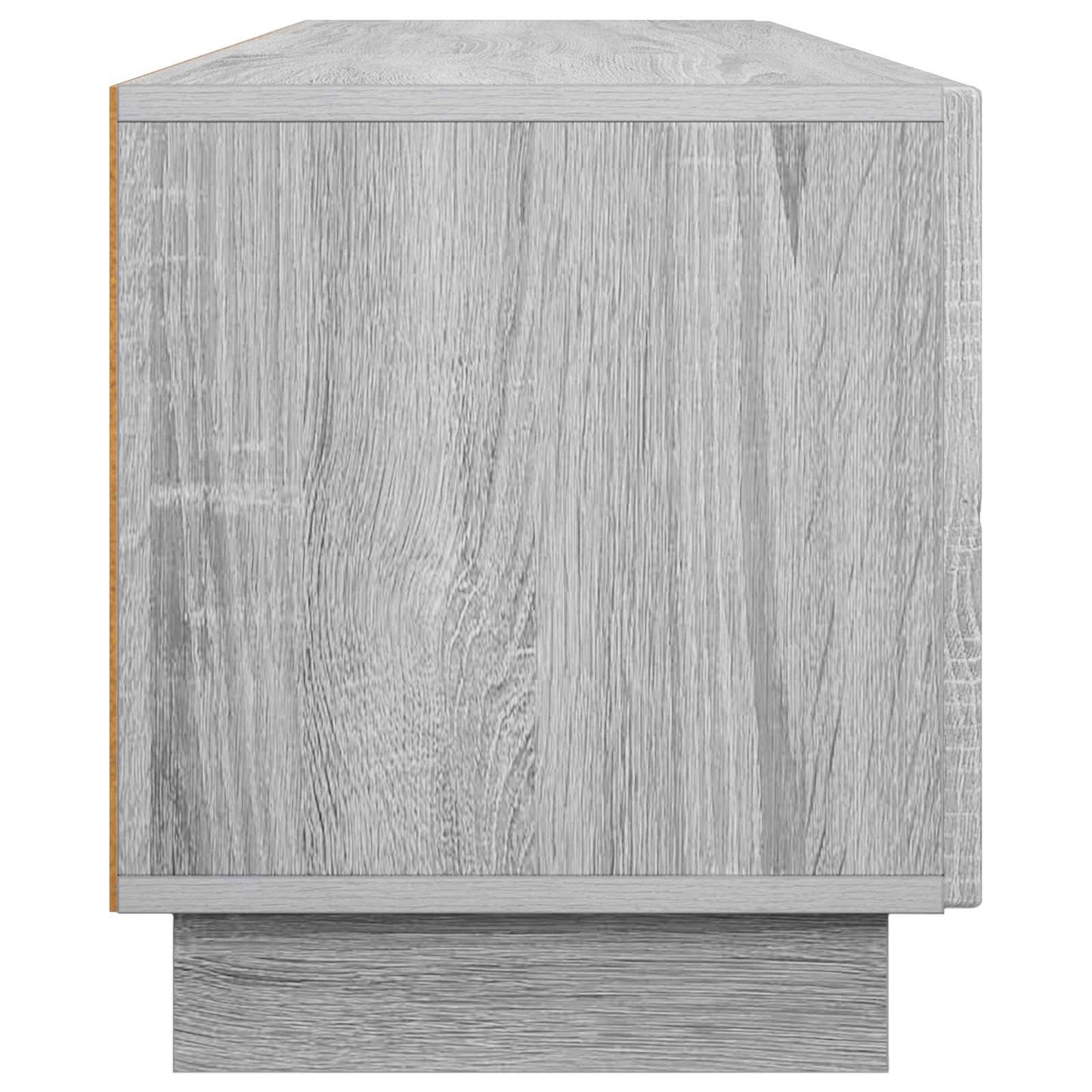 vidaXL TV Stand 180 x 34.5 x 40 cm Grey Sonoma Engineered Wood