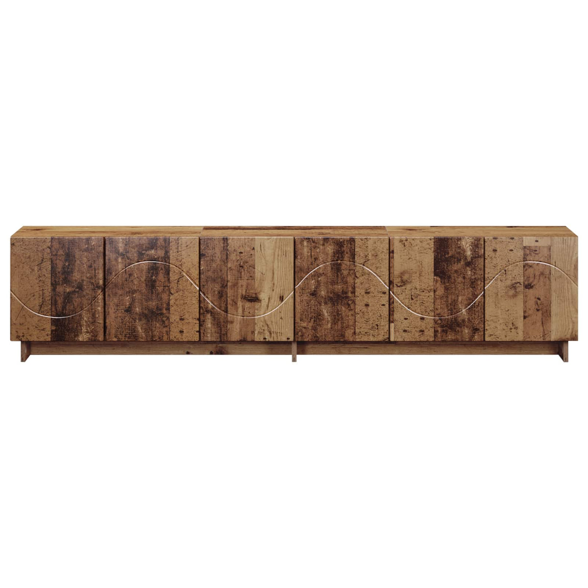 vidaXL TV Stand 180 x 34.5 x 40 cm Old Wood Engineered Wood