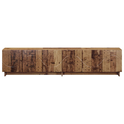 vidaXL TV Stand 180 x 34.5 x 40 cm Old Wood Engineered Wood