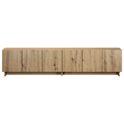 vidaXL TV Stand 180 x 34.5 x 40 cm Artisan Oak Engineered Wood
