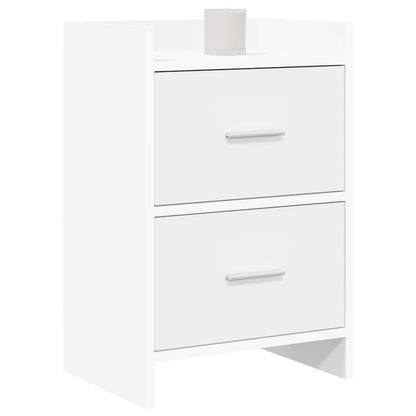 vidaXL Bedside Tables White 40 x 30 x 60 cm Engineered Wood