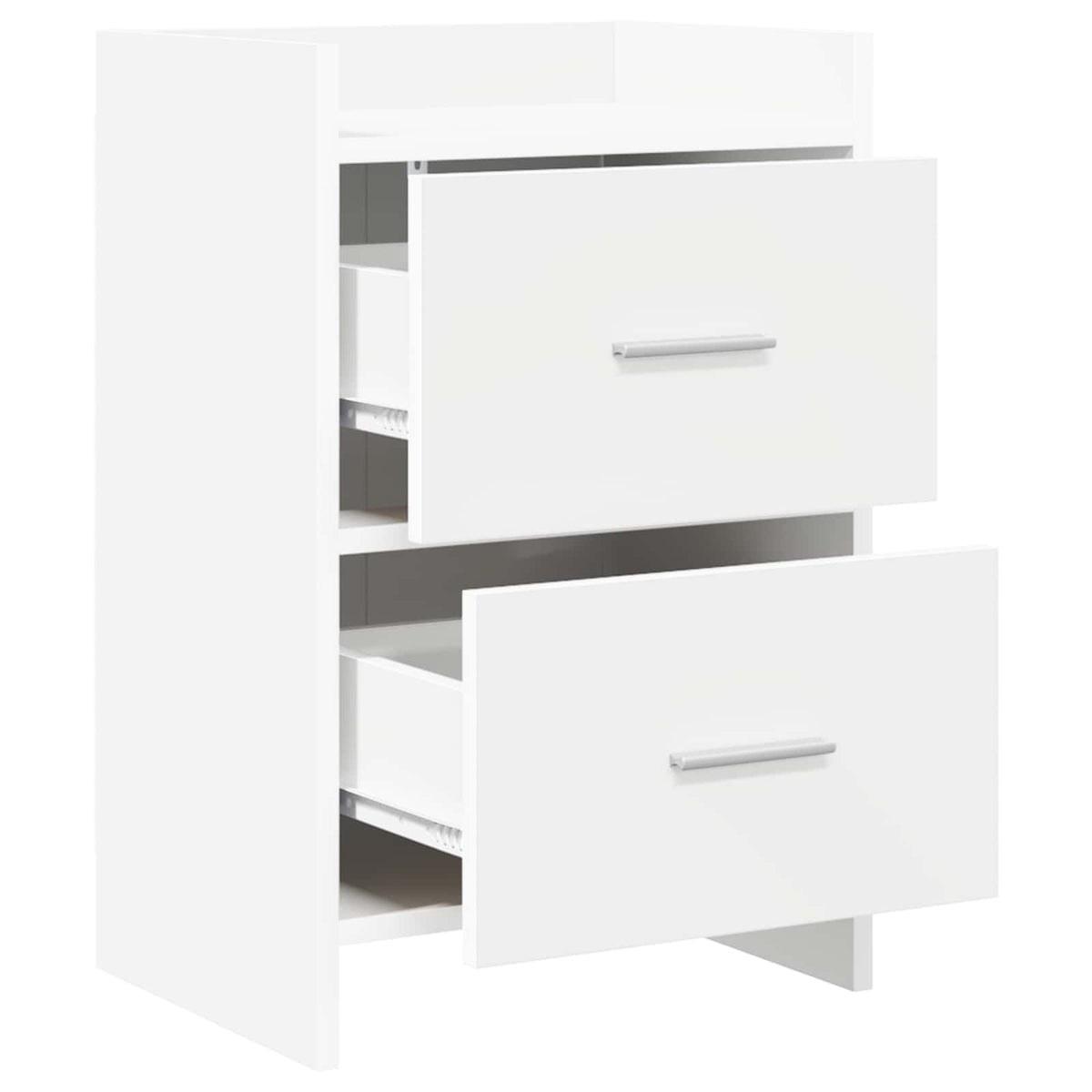 vidaXL Bedside Tables 2 pcs White 40 x 30 x 60 cm Engineered Wood