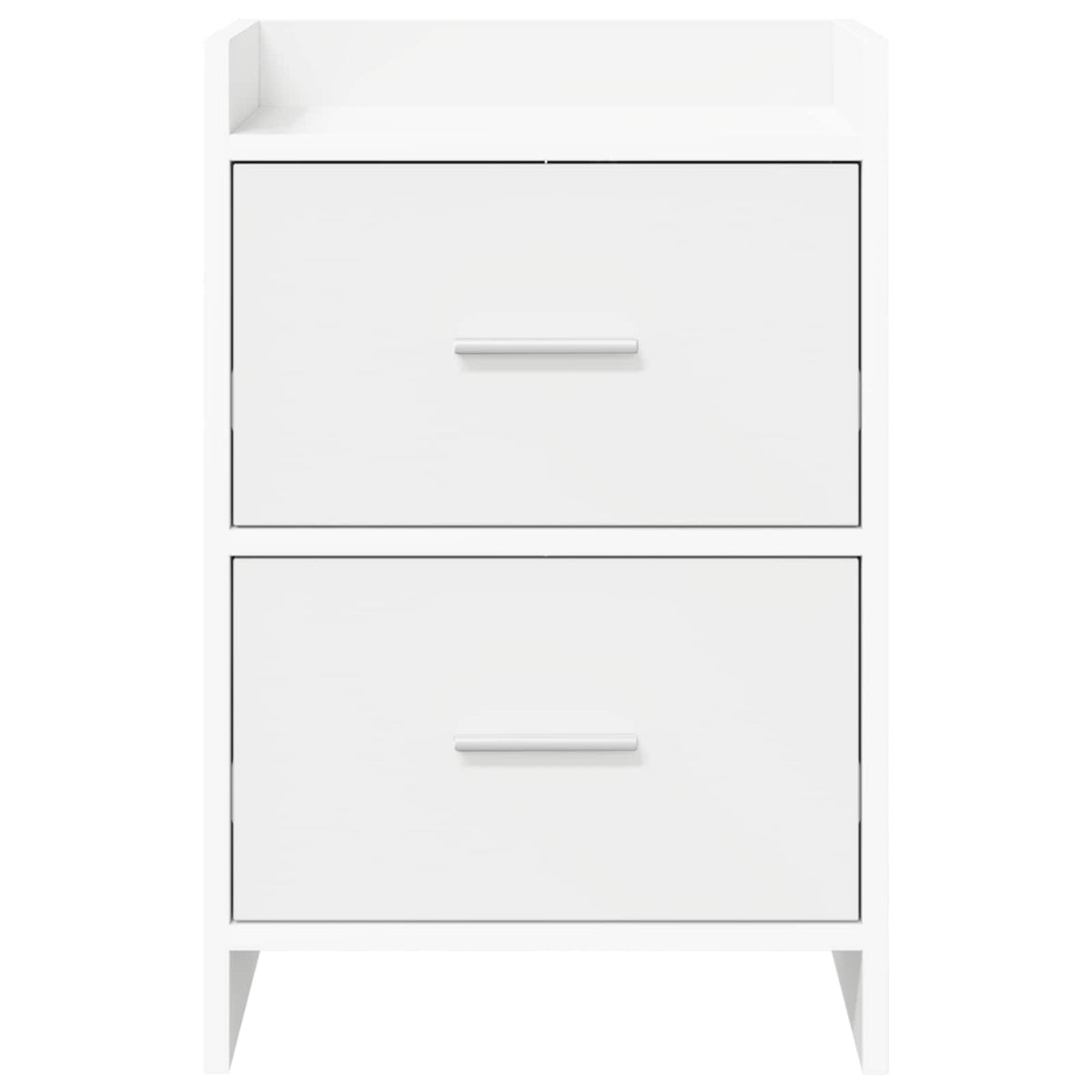 vidaXL Bedside Tables 2 pcs White 40 x 30 x 60 cm Engineered Wood