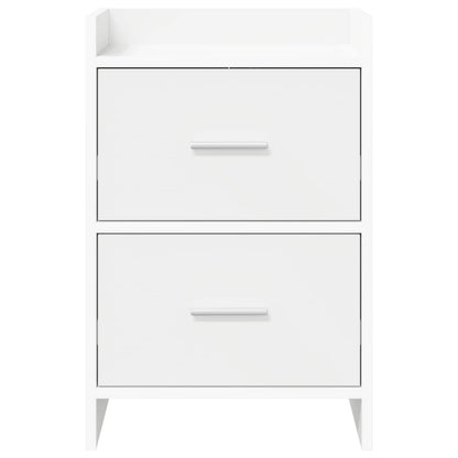vidaXL Bedside Tables 2 pcs White 40 x 30 x 60 cm Engineered Wood