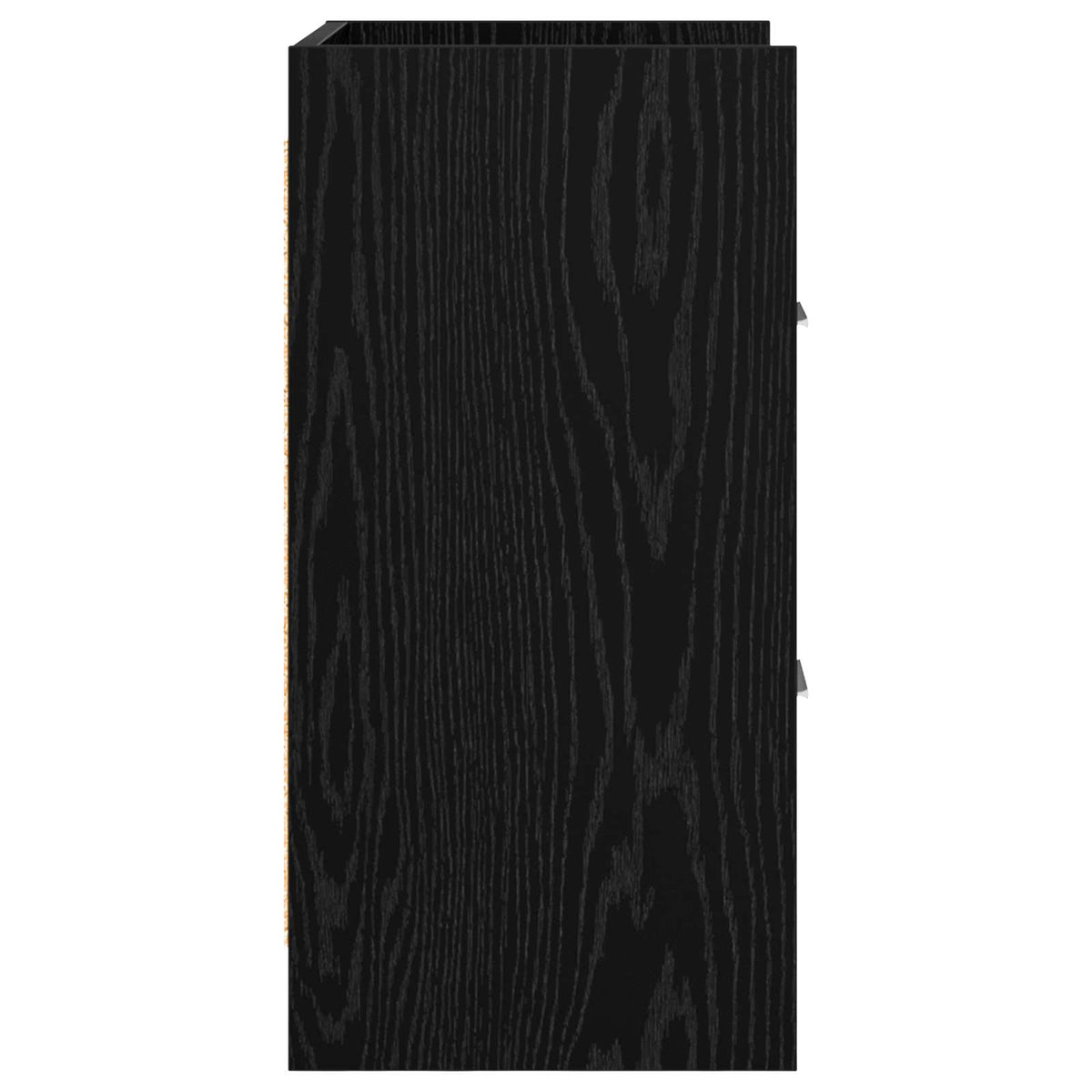 vidaXL Bedside Tables Black Oak 40 x 30 x 60 cm Engineered Wood