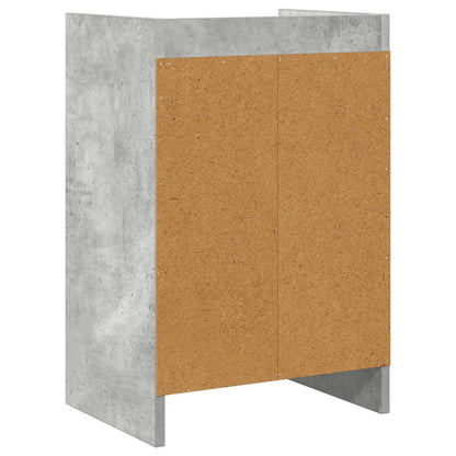 vidaXL Bedside Tables 2 pcs Concrete Grey 40 x 30 x 60 cm