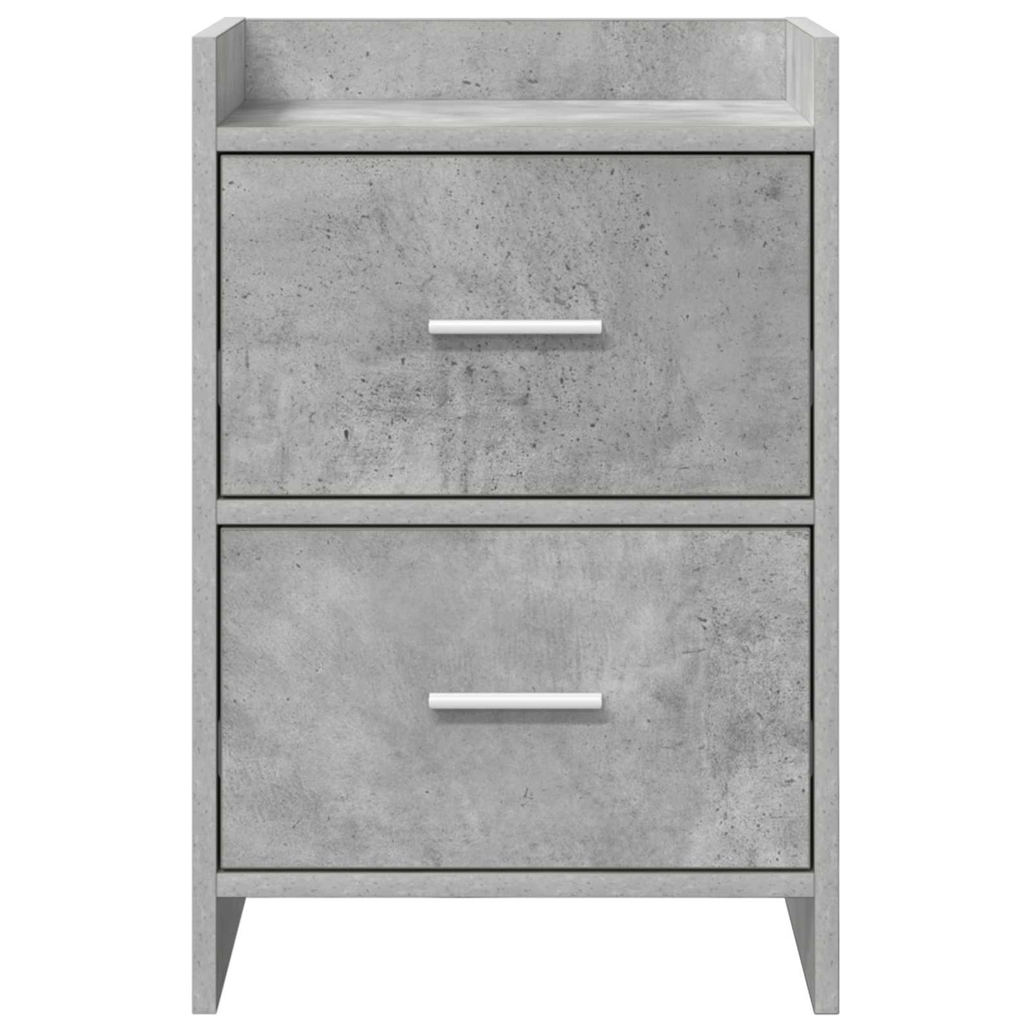 vidaXL Bedside Tables 2 pcs Concrete Grey 40 x 30 x 60 cm