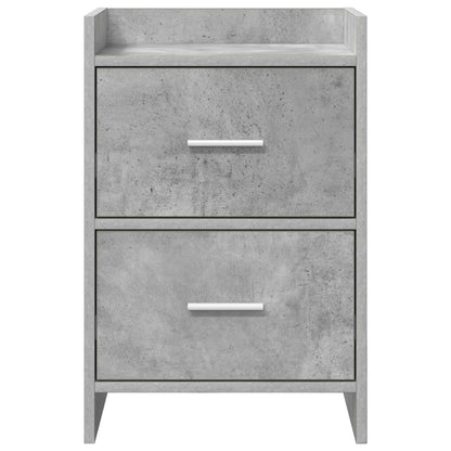 vidaXL Bedside Tables 2 pcs Concrete Grey 40 x 30 x 60 cm