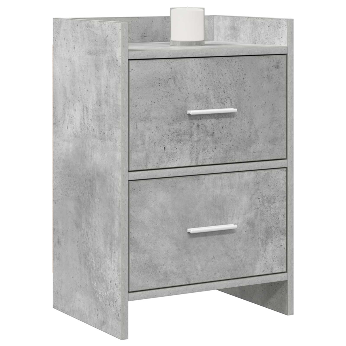 vidaXL Bedside Tables 2 pcs Concrete Grey 40 x 30 x 60 cm