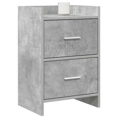 vidaXL Bedside Tables 2 pcs Concrete Grey 40 x 30 x 60 cm