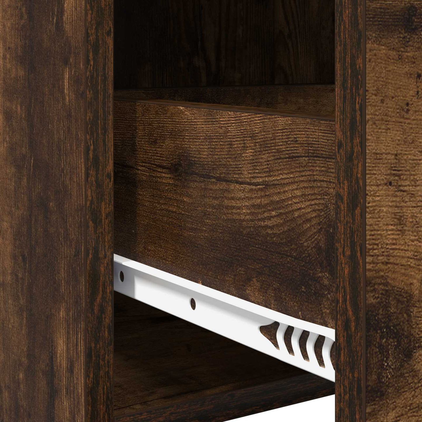 vidaXL Bedside Tables Smoked Oak 40 x 30 x 60 cm Engineered Wood