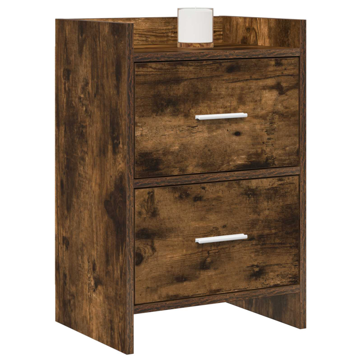 vidaXL Bedside Tables 2 pcs Smoked Oak 40 x 30 x 60 cm Engineered Wood