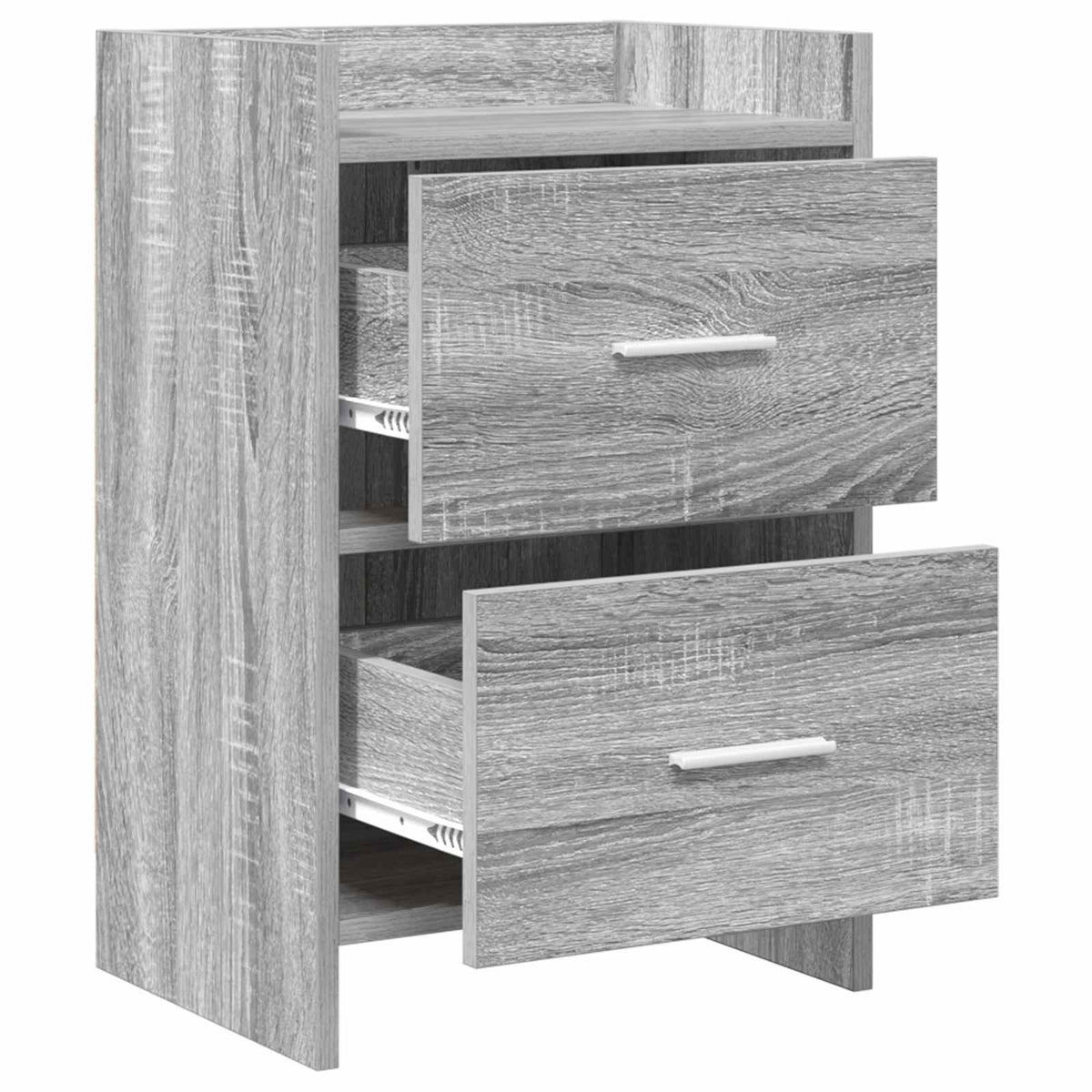 vidaXL Bedside Tables Grey Sonoma 40 x 30 x 60 cm Engineered Wood