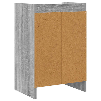 vidaXL Bedside Tables Grey Sonoma 40 x 30 x 60 cm Engineered Wood
