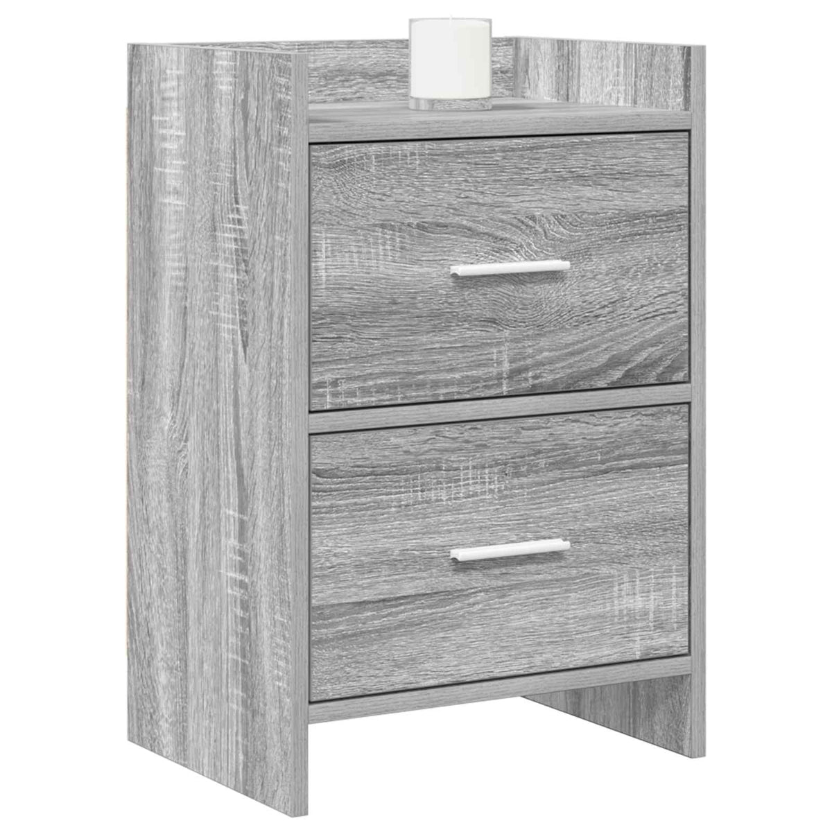 vidaXL Bedside Tables Grey Sonoma 40 x 30 x 60 cm Engineered Wood