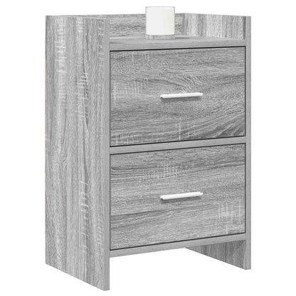 vidaXL Bedside Tables Grey Sonoma 40 x 30 x 60 cm Engineered Wood