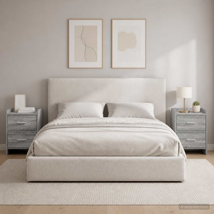 vidaXL Bedside Tables 2 pcs Grey Sonoma 40 x 30 x 60 cm
