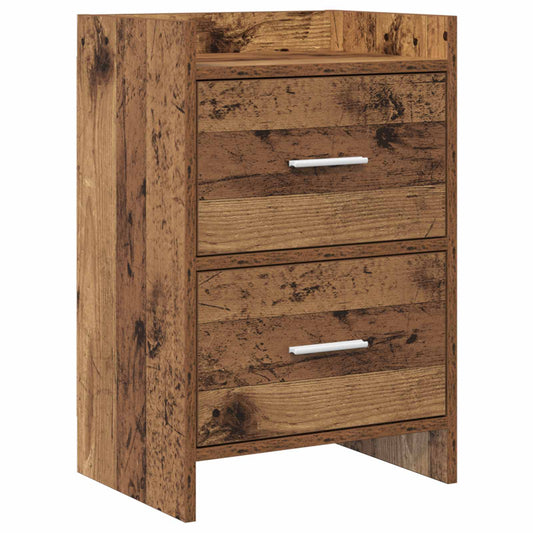 vidaXL Bedside Tables Old Wood 40 x 30 x 60 cm Engineered Wood
