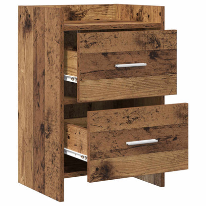 vidaXL Bedside Tables Old Wood 40 x 30 x 60 cm Engineered Wood