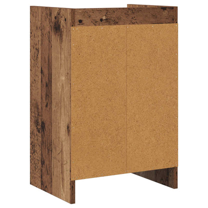 vidaXL Bedside Tables Old Wood 40 x 30 x 60 cm Engineered Wood