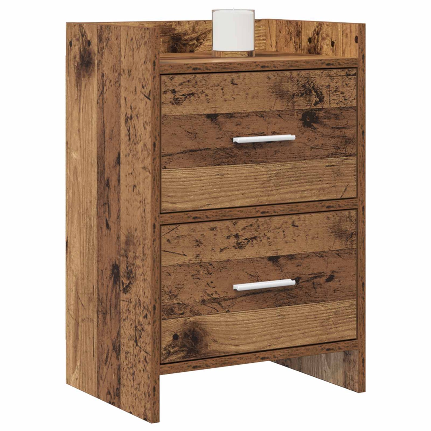 vidaXL Bedside Tables 2 pcs Old Wood 40 x 30 x 60 cm Engineered Wood