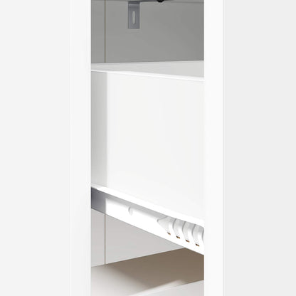 vidaXL Bedside Tables White 40 x 30 x 60 cm Engineered Wood