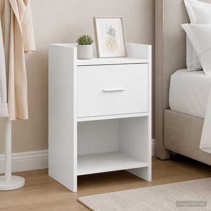 vidaXL Bedside Tables White 40 x 30 x 60 cm Engineered Wood