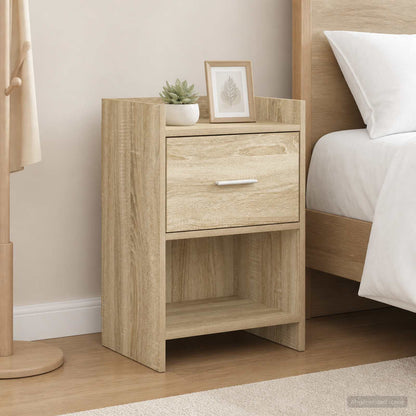 vidaXL Bedside Tables Sonoma Oak 40 x 30 x 60 cm Engineered Wood
