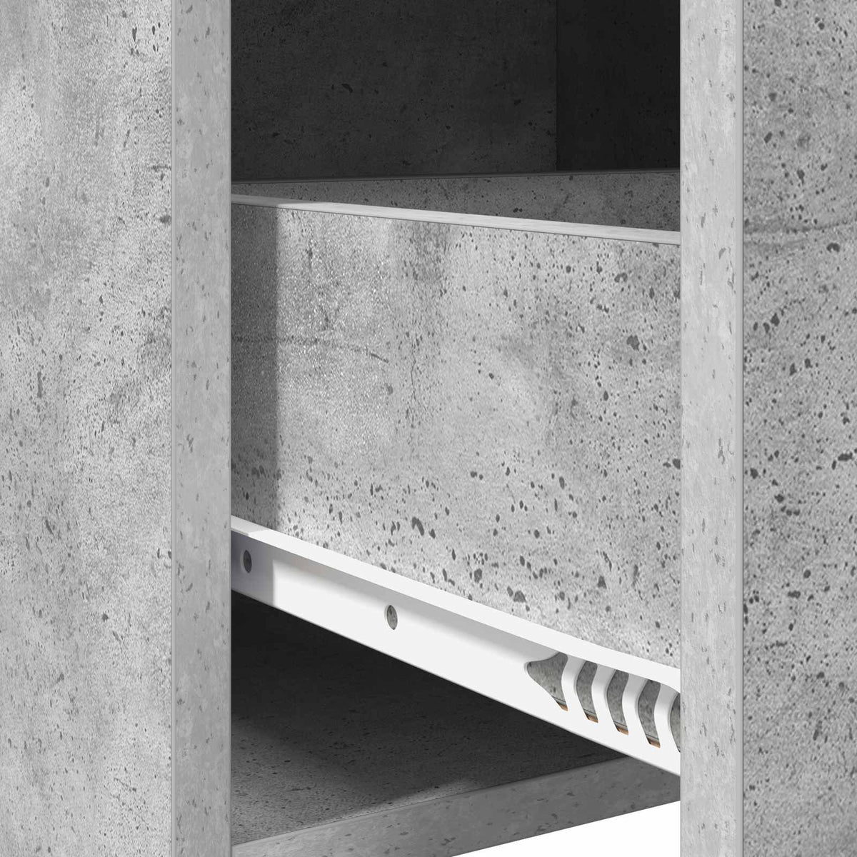 vidaXL Bedside Tables Concrete Grey 40 x 30 x 60 cm Engineered Wood