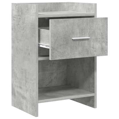 vidaXL Bedside Tables Concrete Grey 40 x 30 x 60 cm Engineered Wood