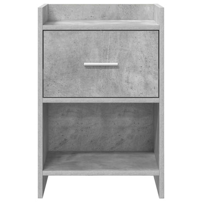 vidaXL Bedside Tables Concrete Grey 40 x 30 x 60 cm Engineered Wood