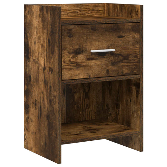 vidaXL Bedside Tables Smoked Oak 40 x 30 x 60 cm Engineered Wood