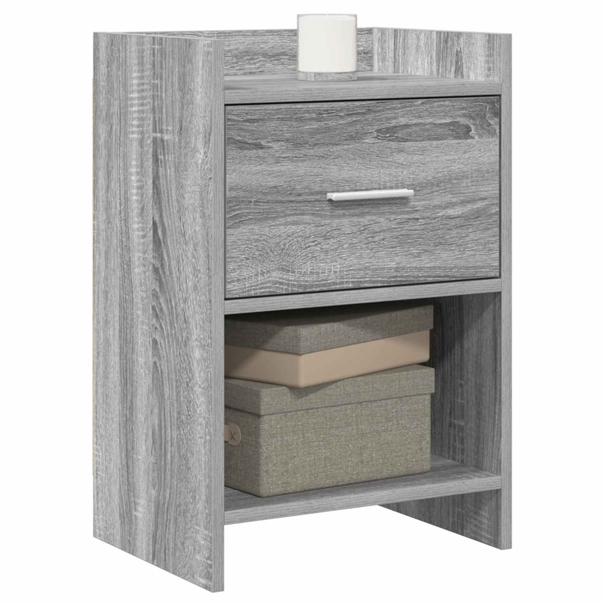 vidaXL Bedside Tables 2 pcs Grey Sonoma 40 x 30 x 60 cm