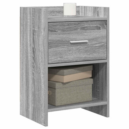vidaXL Bedside Tables 2 pcs Grey Sonoma 40 x 30 x 60 cm