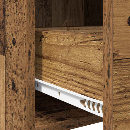vidaXL Bedside Tables 2 pcs Old Wood 40 x 30 x 60 cm Engineered Wood