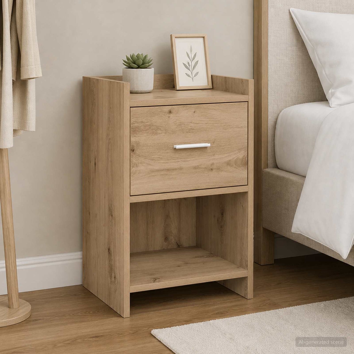 vidaXL Bedside Tables 2 pcs Artisan Oak 40 x 30 x 60 cm