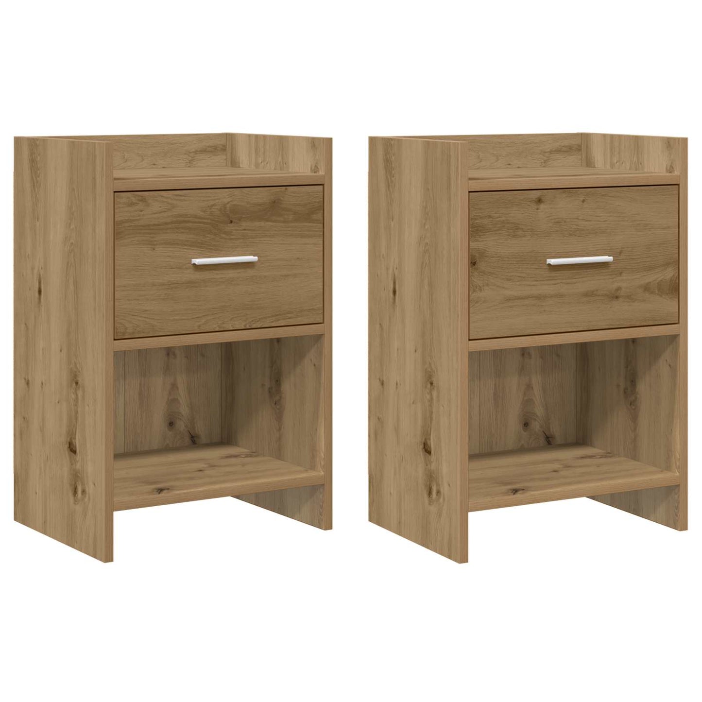 vidaXL Bedside Tables 2 pcs Artisan Oak 40 x 30 x 60 cm