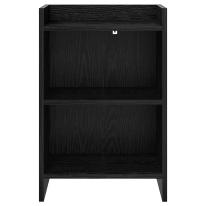 vidaXL Bedside Tables 2 pcs Black Oak 40 x 30 x 60 cm Engineered Wood