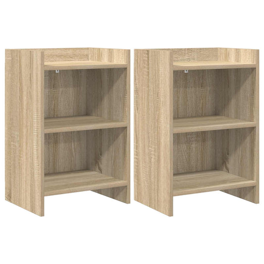 vidaXL Bedside Tables 2 pcs Sonoma Oak 40 x 30 x 60 cm Engineered Wood