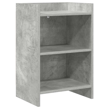 vidaXL Bedside Tables Concrete Grey 40 x 30 x 60 cm Engineered Wood