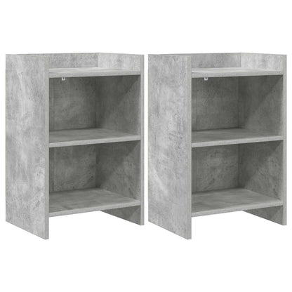 vidaXL Bedside Tables 2 pcs Concrete Grey 40 x 30 x 60 cm